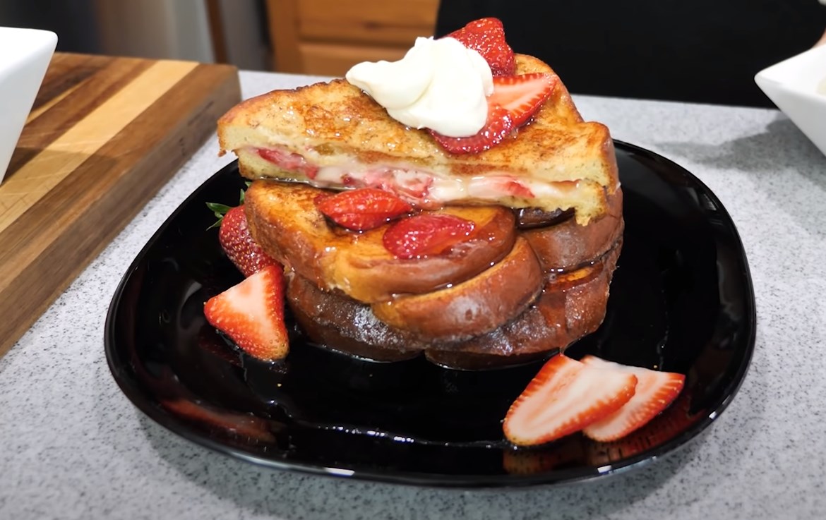 the Strawberry French Toast Burger